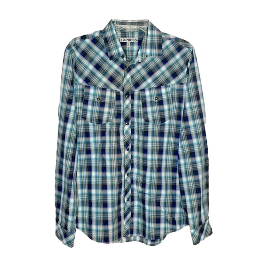 ❤️ 🆕 EXPRESS dress Shirt button up Size M